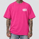 pinktee model front