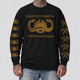 Tower of Snakes long sleeve model front